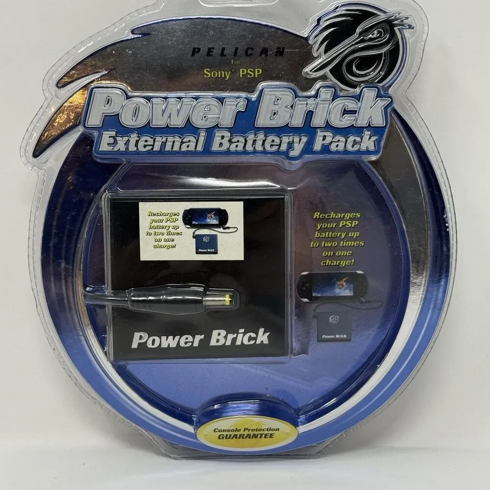 Pelican Sony PSP Power Brick External Battery Pack New